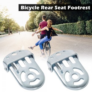 1 Pair Bicycle Folding Foot Rest for Kids Bike Rear Seat Safety Footrest Foot Plates Pedals
