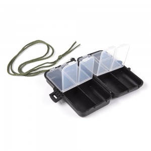 Fishing Tackle Box Fly Fishing Box Spinner Bait Minnow Popper 9 Compartments