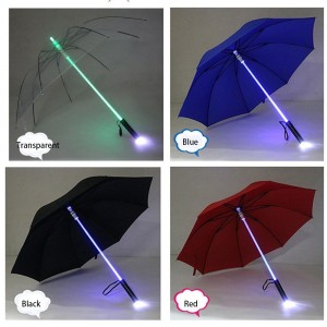 Colorful LED Flashlight Umbrella