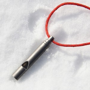Ultralight Titanium Emergency Whistle