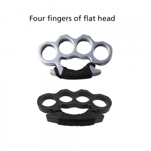 Fight Ring Four Finger Knuckle Outdoor Tactical Survival Multi-function EDC Dusters Tool