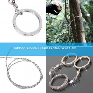 Outdoor Emergency Stainless Steel Wire Saw
