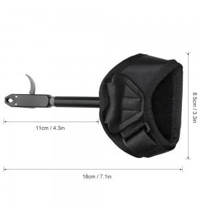 Bow Release Archery Release Aid with Adjustable Wrist Strap for Compound Bow