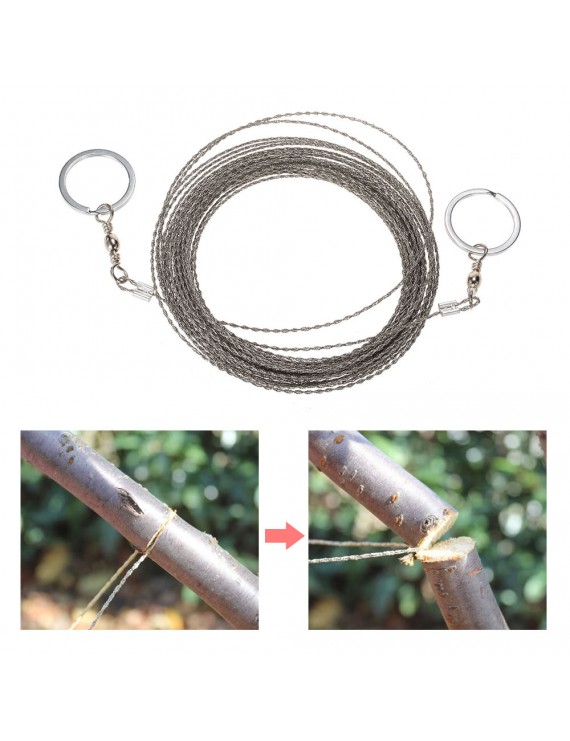 Wire Saw Camping Hiking Survival Saw Outdoor Survival Tool Kit Survival Gear Portable Rescue Saw 10m