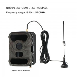 2G GSM 3G WCDMA 1920-2170MHz Magnetic Antenna for Trail Game Scouting Wildlife Hunting Camera