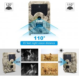 12MP 1080P Trail Camera Hunting Game Camera Outdoor Wildlife Scouting Camera with PIR Sensor 65ft Infrared Night Vision IP56 Waterproof