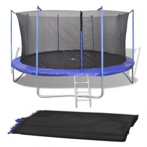 Safety net for 3.96 m round trampolines