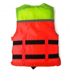 Adult Lifesaving Life Jacket Buoyancy Aid Boating Surfing Work Vest Clothing Swimming Marine Life Jackets Safety Survival Suit Outdoor Water Sport Swimming Drifting Fishing
