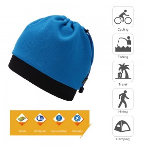 Outdoor Sport Multifunctional Windproof Winter Fleece Neck Gaiter Warmer Scarf Beanie Hat Face Mask Skiing Cycling Snowboarding for Men Women