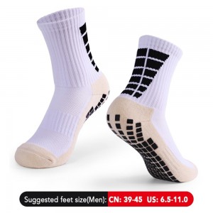 Men's Anti Slip Football Socks Sports Soccer High Tube Socks