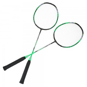 2 Player Badminton Bat Replacement Set Ultra Light Carbon Fiber Badminton Racquet with Bag