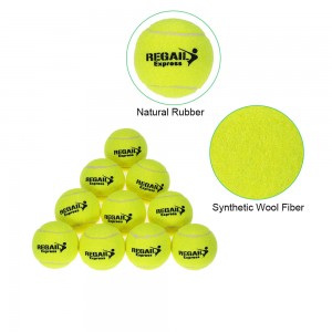 10pcs/bag Tennis Training Ball Practice High Resilience Training Durable Tennis Ball Training Balls for Beginners Competition