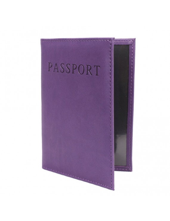Leather Travel Passport Holder Case