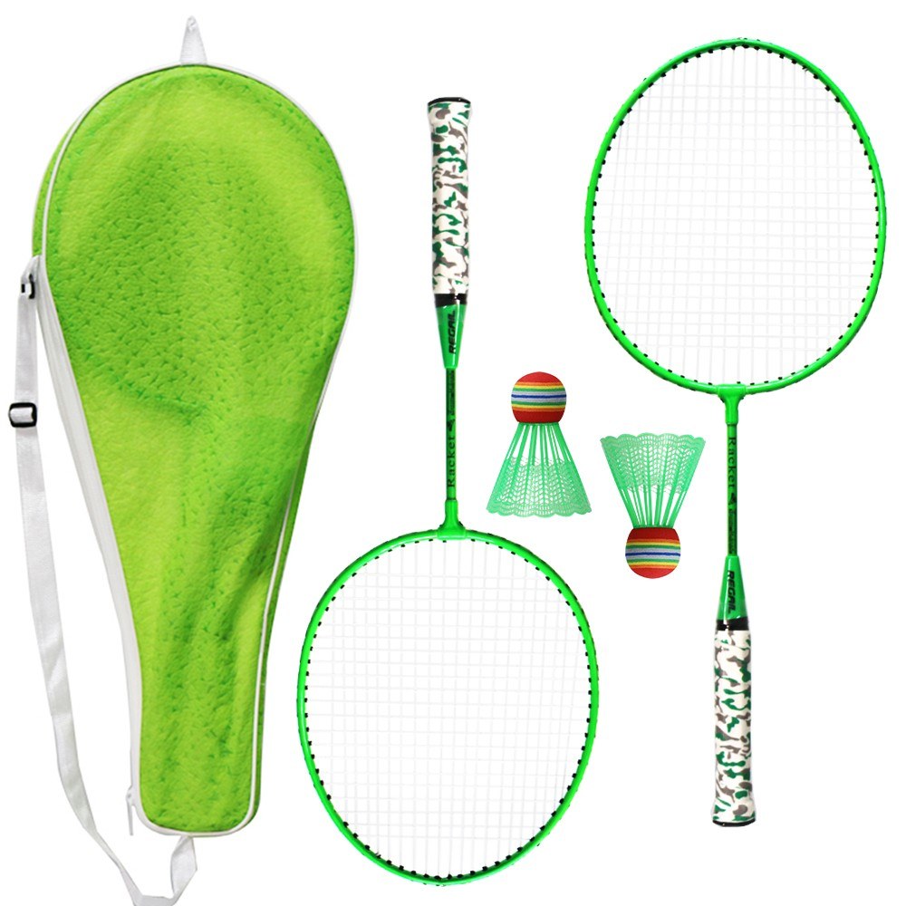 Delidraw Kinder Tennisschläger Set mit Shuttlecock Plus 2 Balls Kind Badminton Sport Spiel