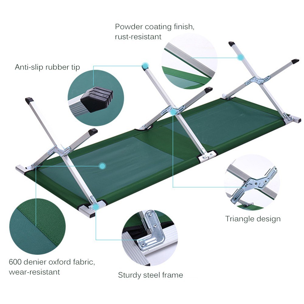 Outdoor and Indoor Portable Folding Bed Multifunctional Folding 